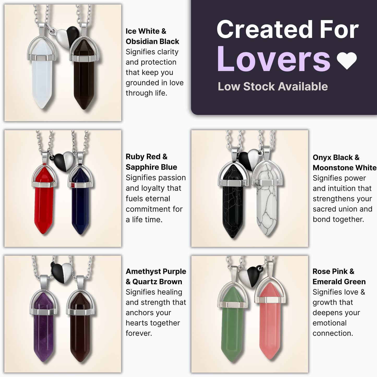 Forever Lovers Necklace Set
